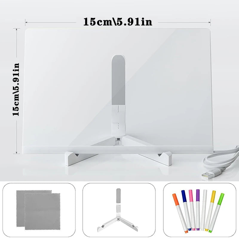 LED Luminous Blackboard Drawing