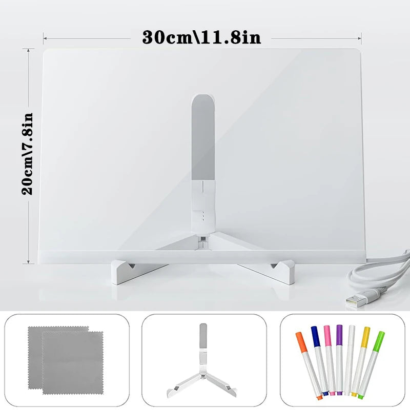 LED Luminous Blackboard Drawing