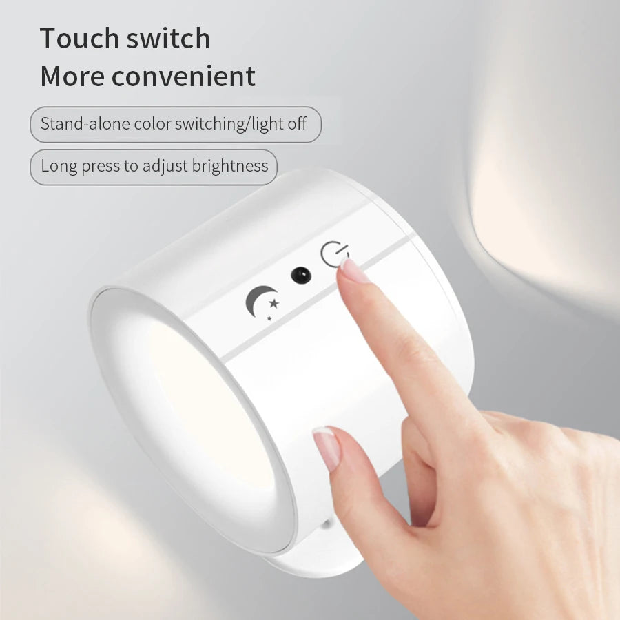 LED Wall Lamp, 360 Rotatable