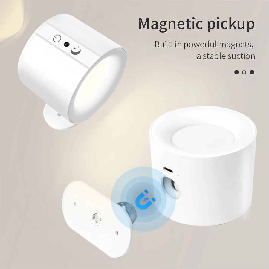 LED Wall Lamp, 360 Rotatable