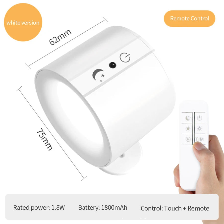LED Wall Lamp, 360 Rotatable