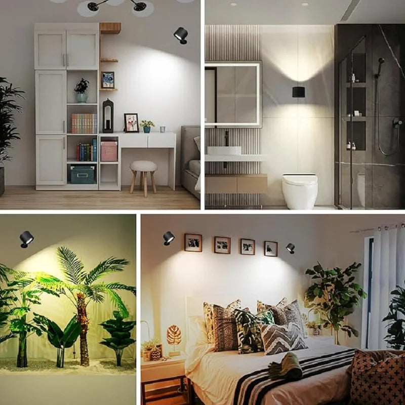 LED Wall Lamp, 360 Rotatable